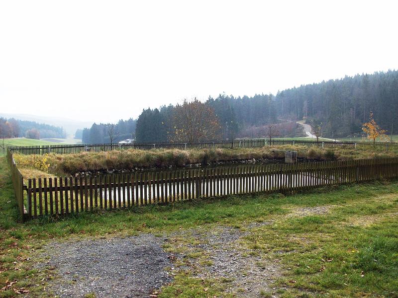 Loesch_Bernrieth.JPG - Der Löschteich in Oberbernrieth am Ortsausgang an der Straße nach Pleystein.